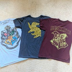 3 Harry Potter kids XL t-shirts